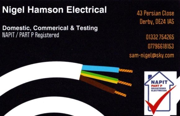 Electrician, Nigel Hamson Electrical